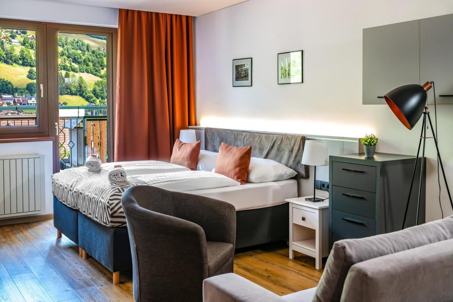 Hotel Alpenblick Kreischberg 장크트 로렌첸 오프 무라우 외부 사진
